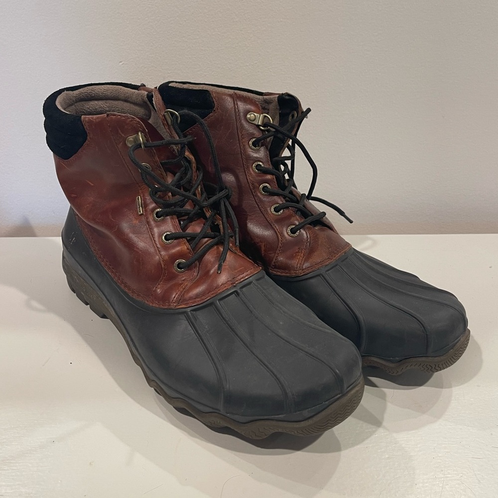 Mens waterproof Sperry’s rain boots